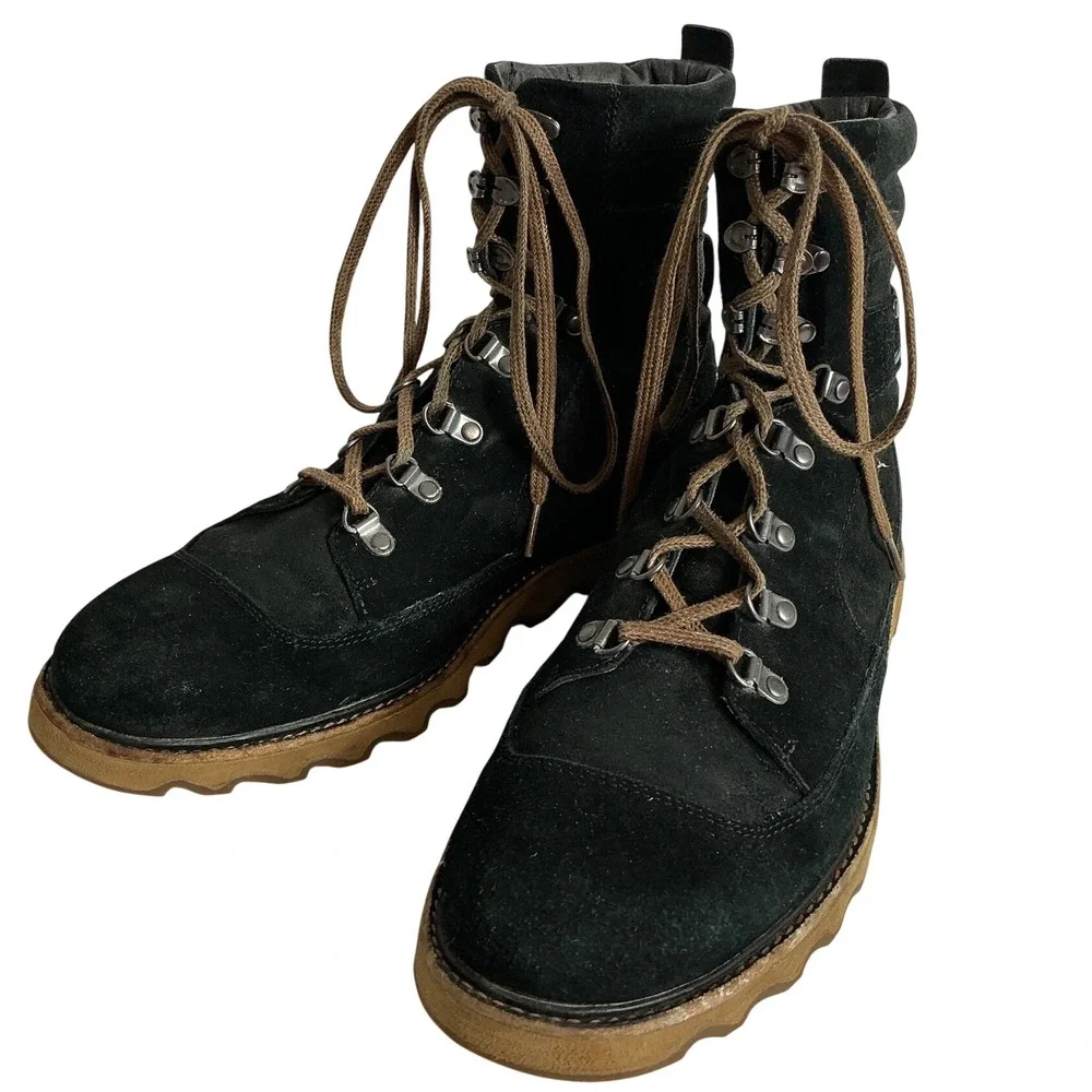 Sorel Men's Size 11 Mad Mukluk Black Water Resistant Winter Boots